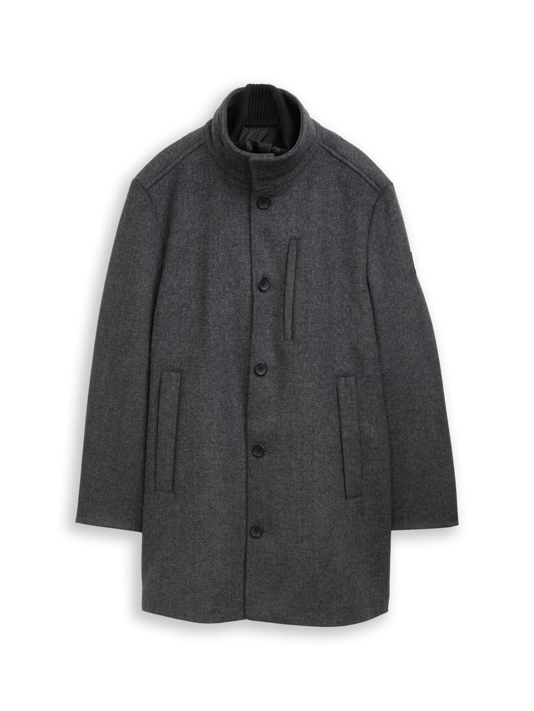 2-in-1 Wollmantel mit abnehmbarer Innenjacke