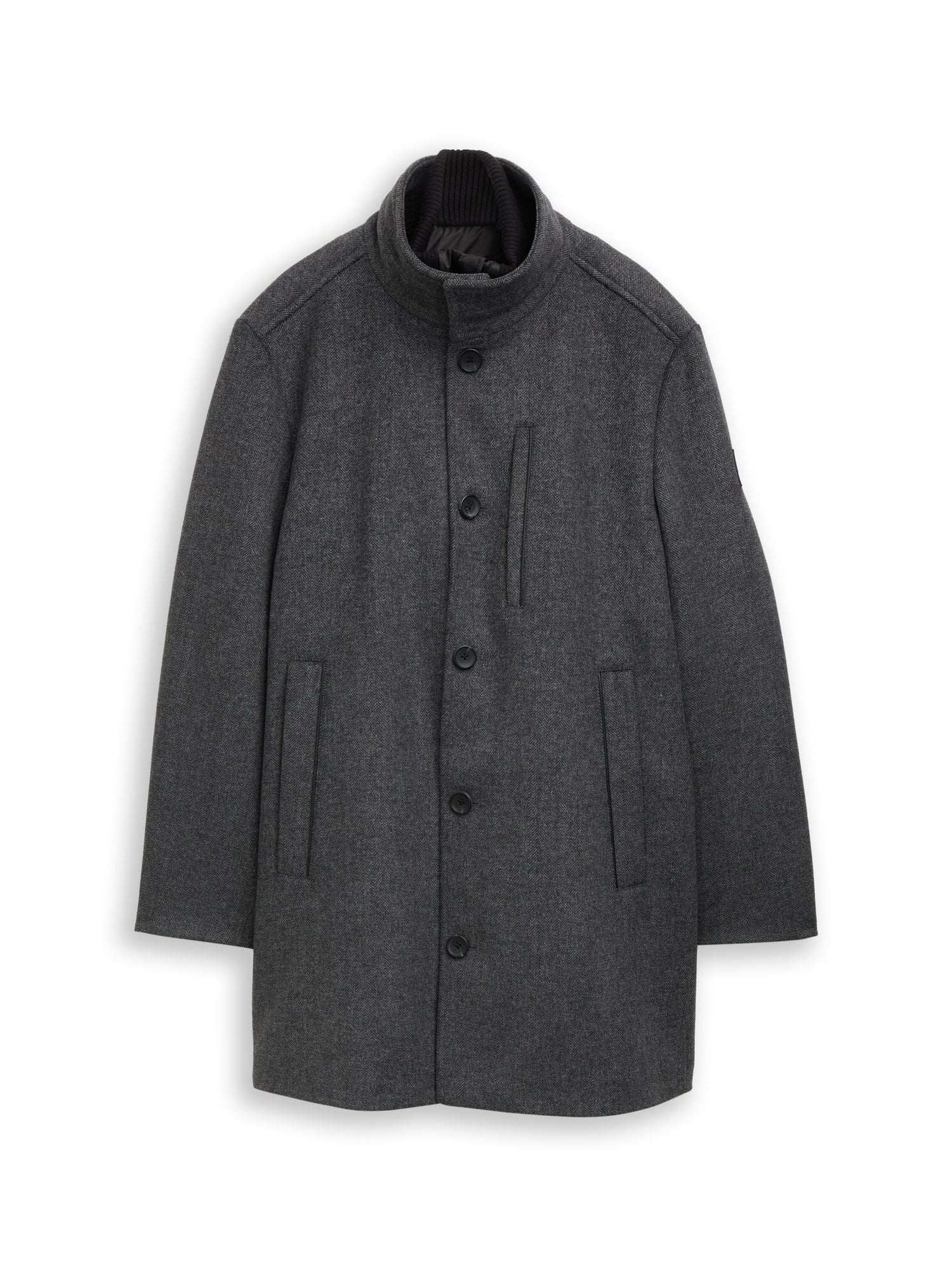 2-in-1 Wollmantel mit abnehmbarer Innenjacke