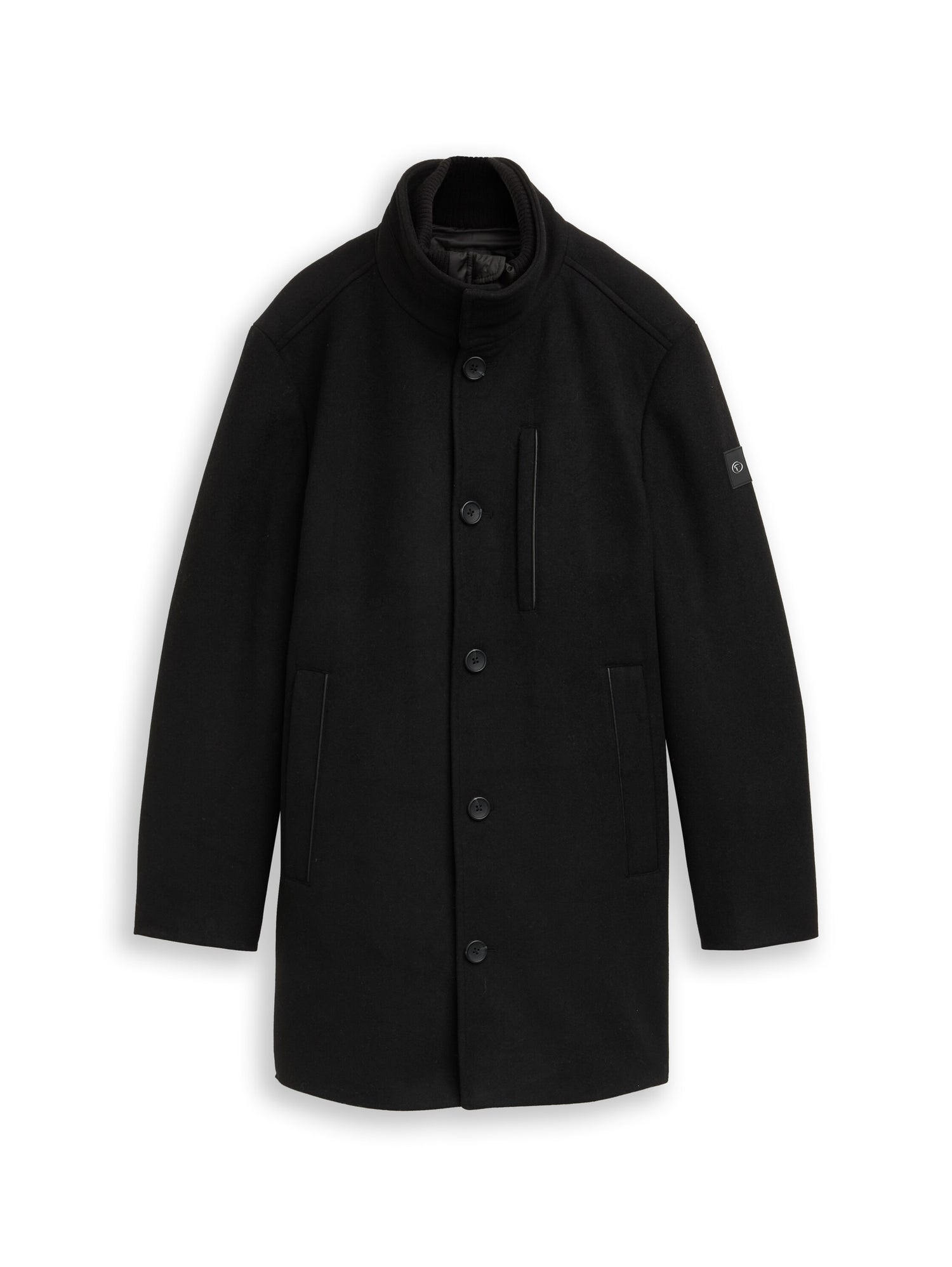 2-in-1 Wollmantel mit abnehmbarer Innenjacke