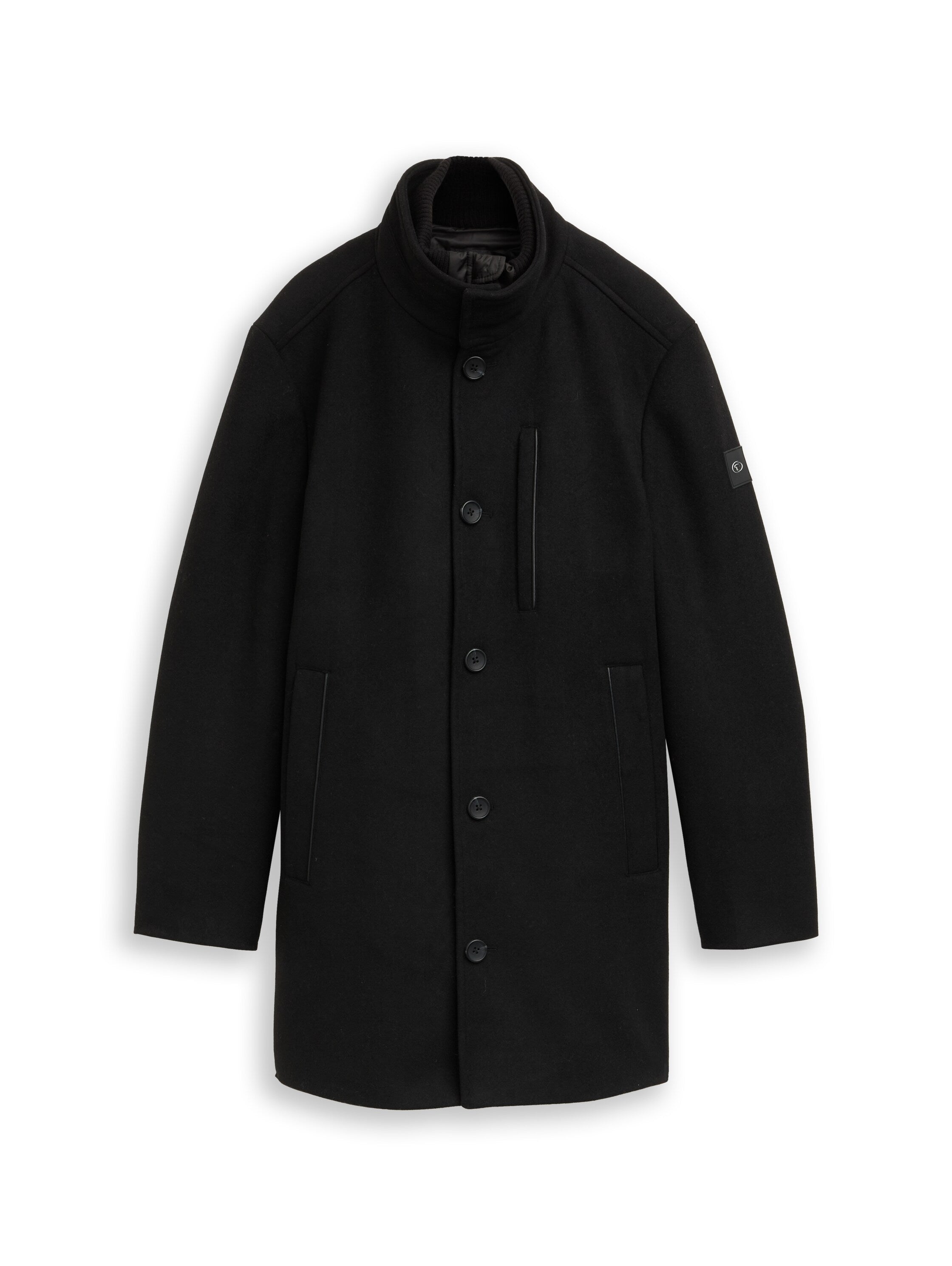 2-in-1 Wollmantel mit abnehmbarer Innenjacke