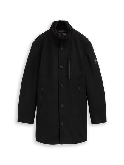2-in-1 Wollmantel mit abnehmbarer Innenjacke
