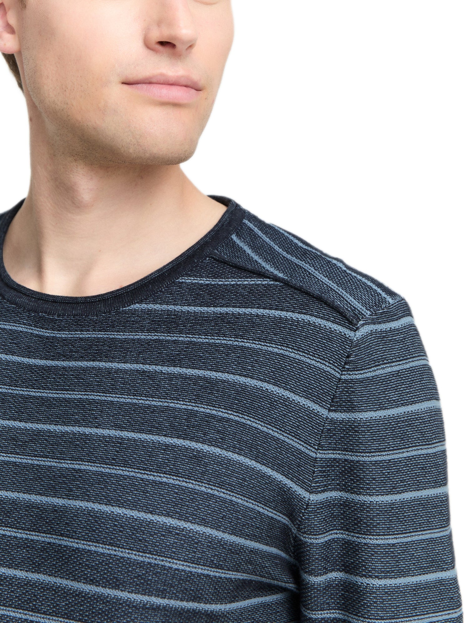 Strickpullover mit Rundhalsausschnitt