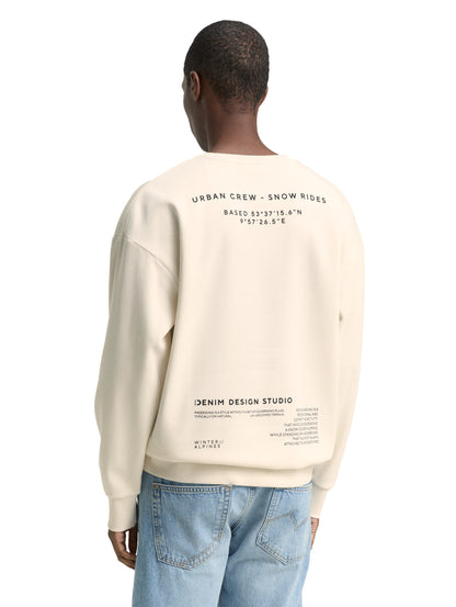 Relaxed Sweatshirt mit Print