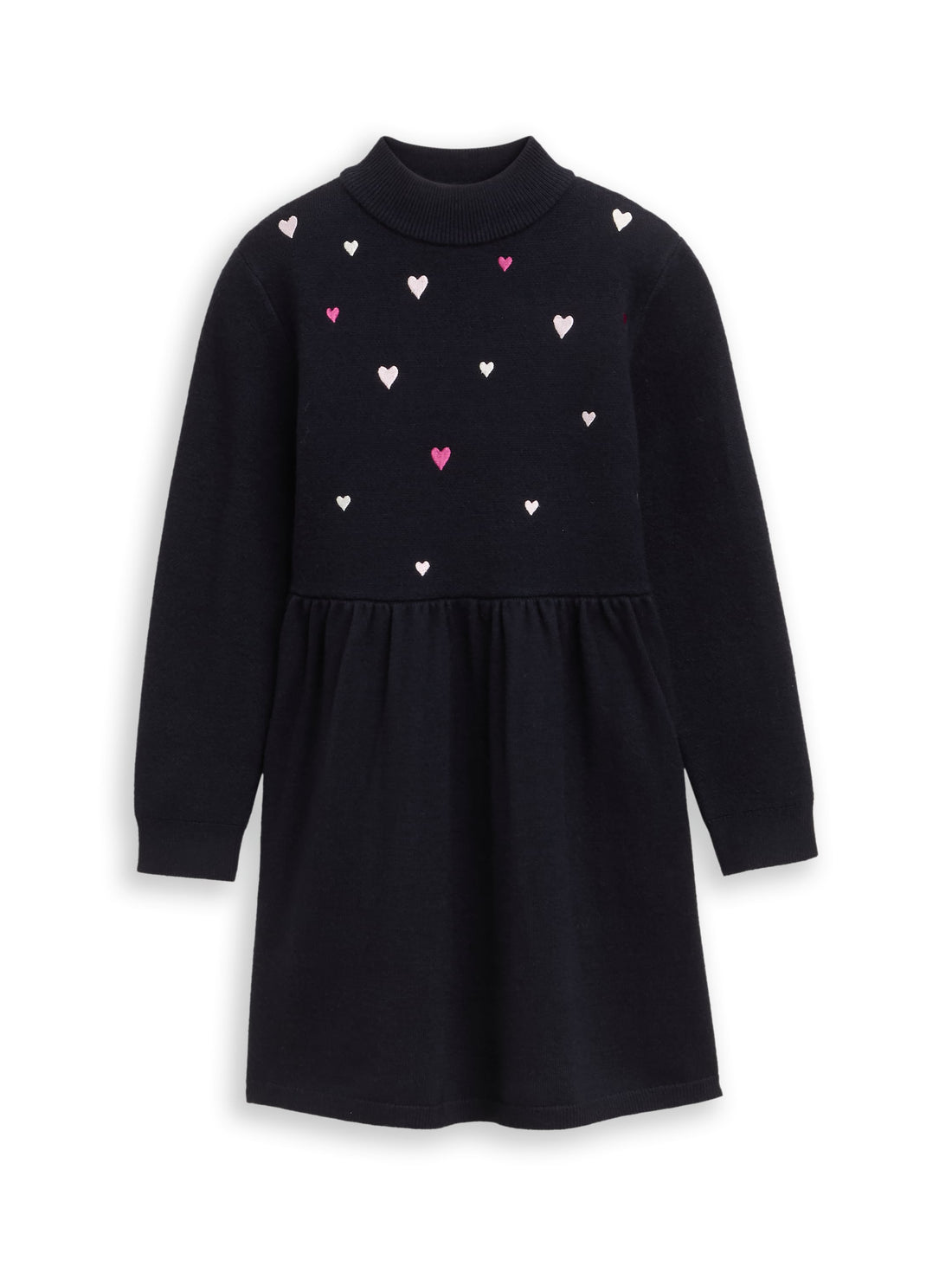 Mini-Strickkleid mit Stickerei
