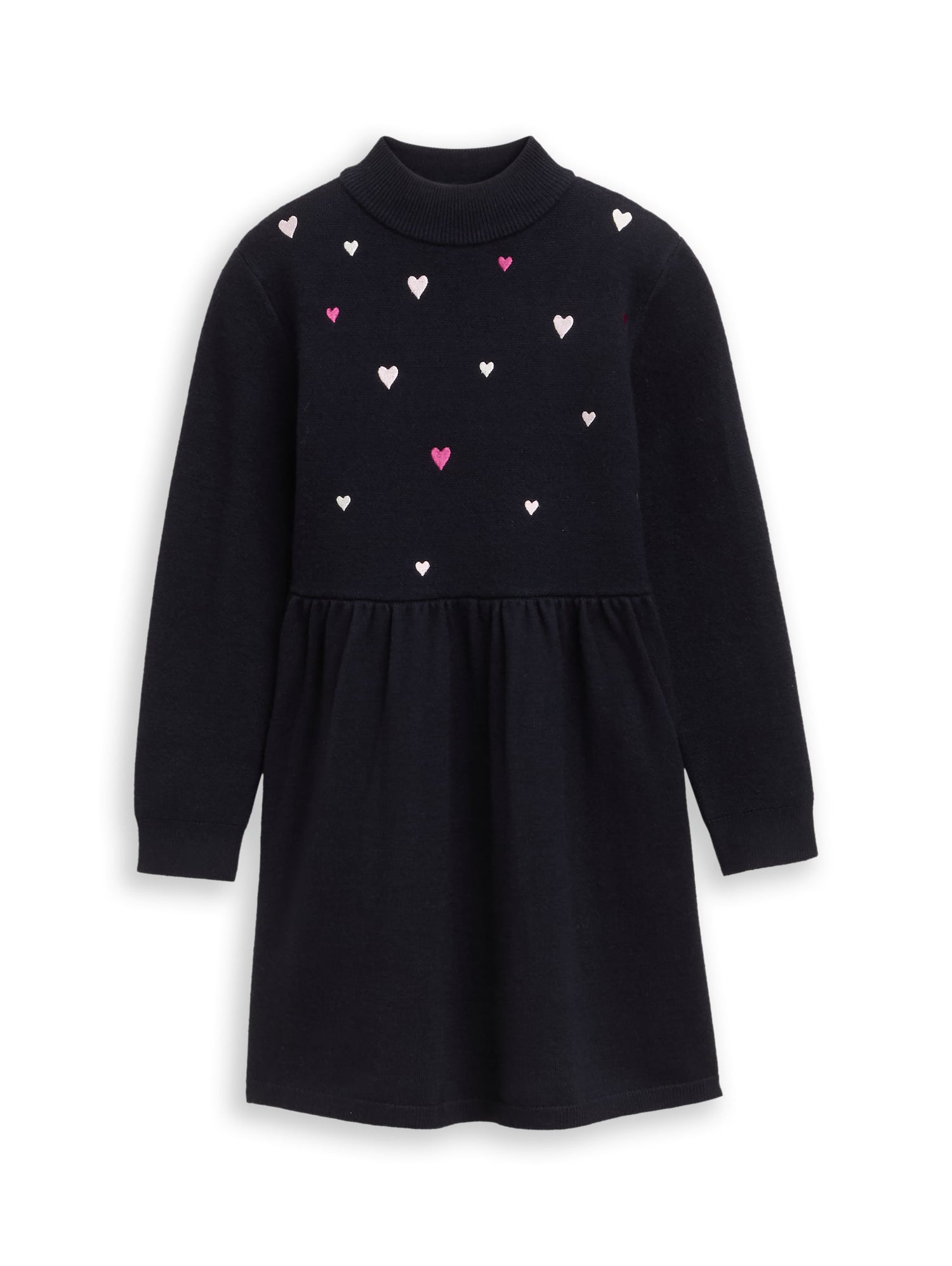 Mini-Strickkleid mit Stickerei