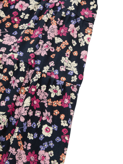 Mini-Kleid mit Blumenmuster