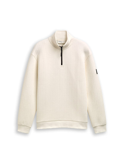 Troyer Sweatshirt mit Logo-Badge