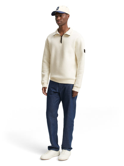 Troyer Sweatshirt mit Logo-Badge