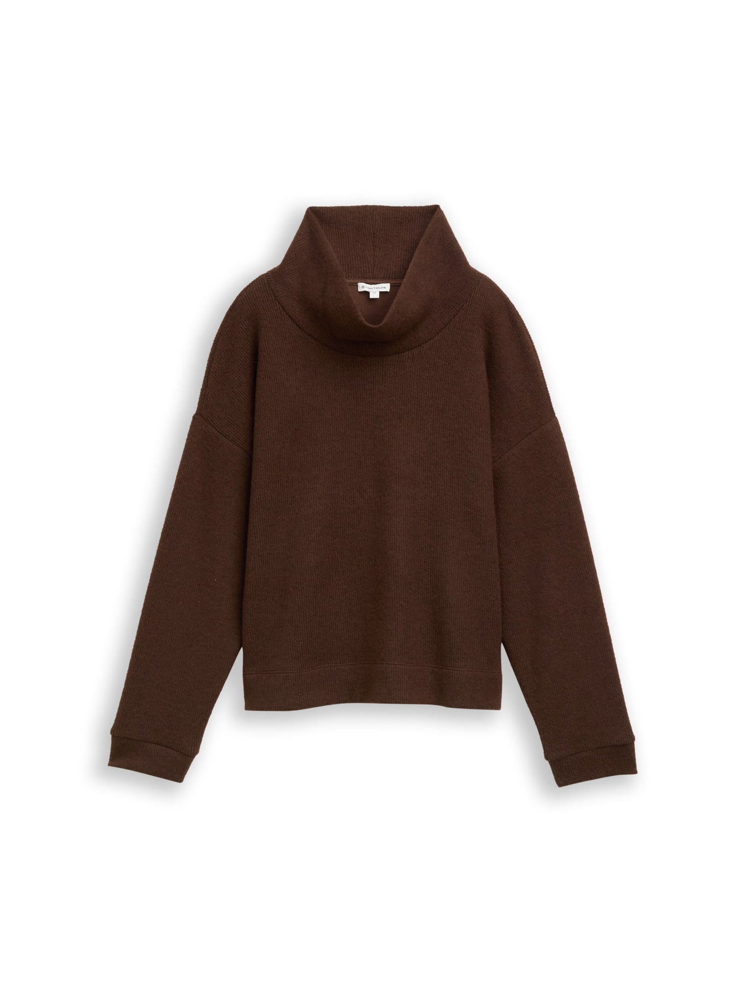 Loose Fit Sweatshirt mit Rollkragen