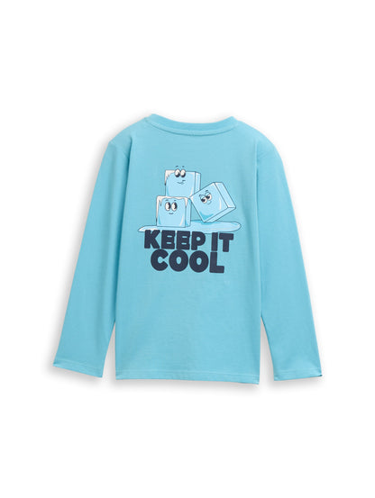 Langarmshirt mit Rückenprint