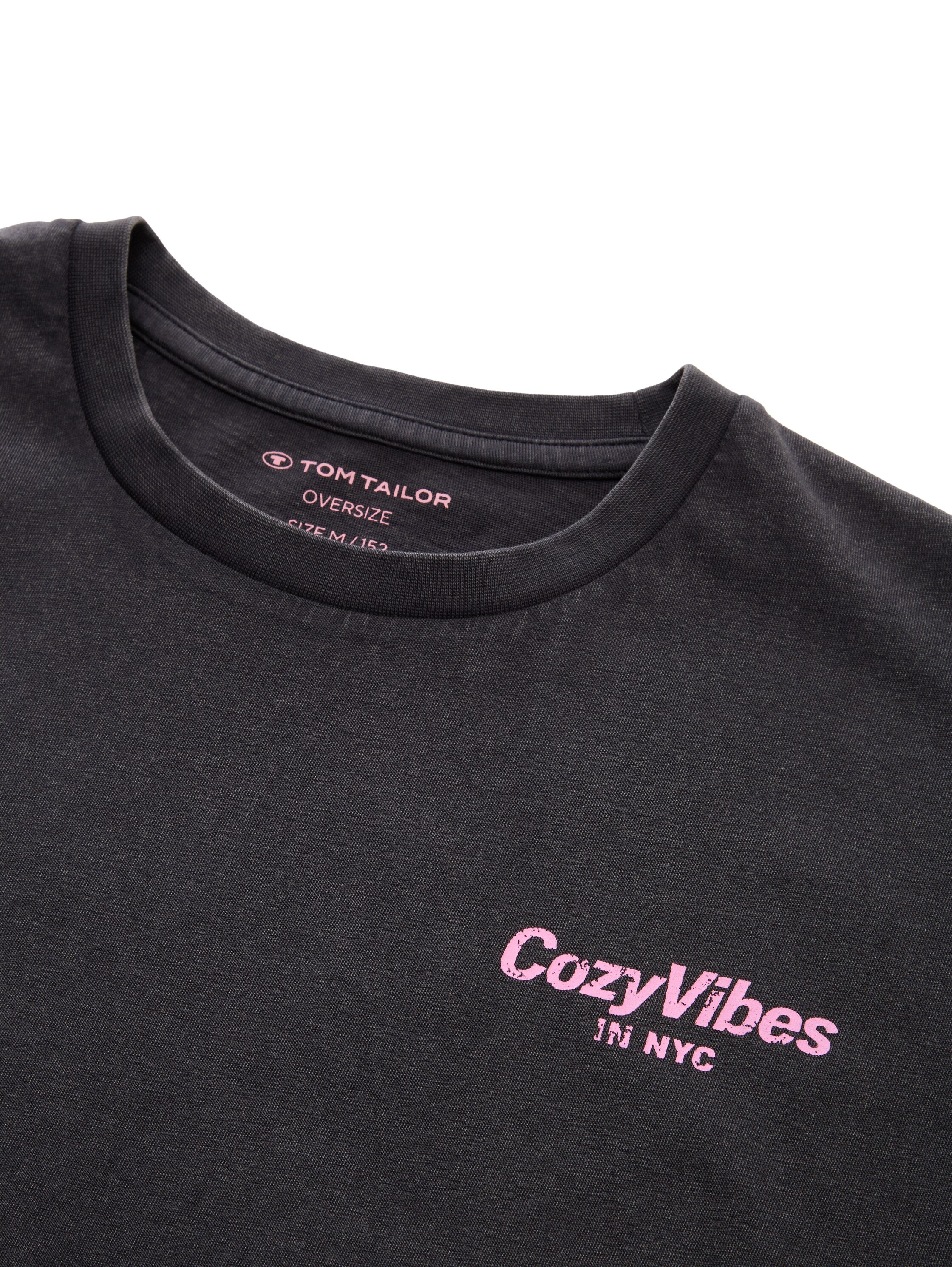 Tom Tailor Denim Kinder Oversize T-Shirt Weiblich Baumwolle