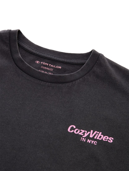 Tom Tailor Denim Kinder Oversize T-Shirt Weiblich Baumwolle