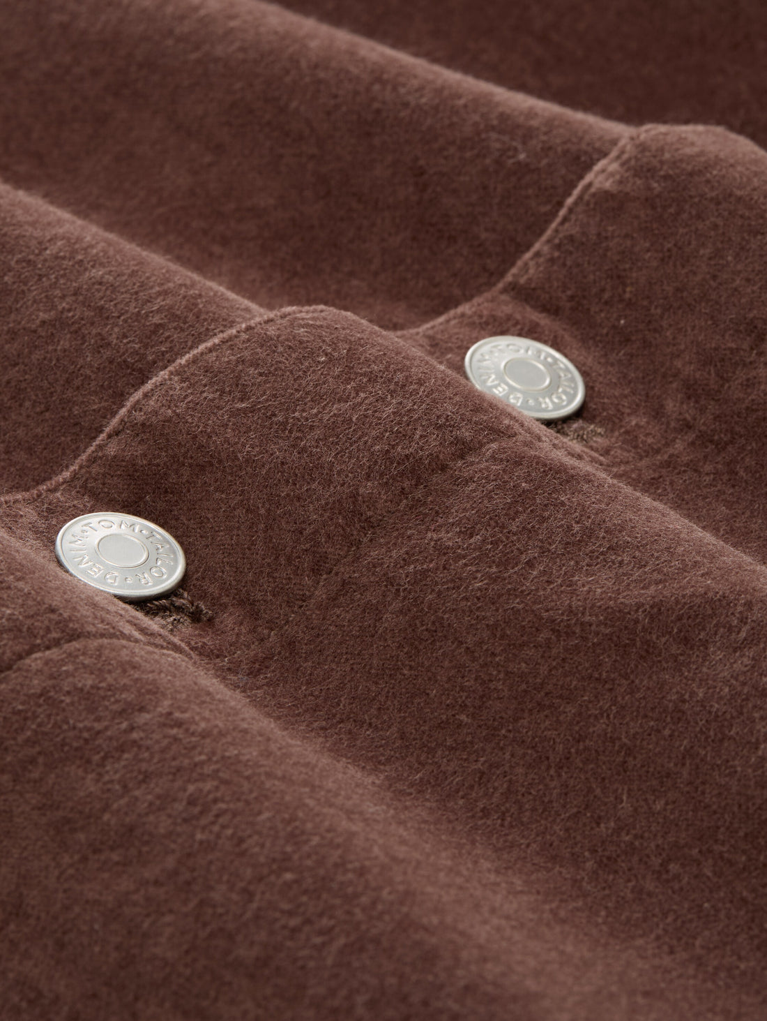Mini-Rock aus Samt mit Knopfleiste