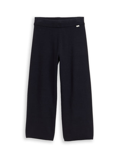 Cozy Wide Leg Strickhose