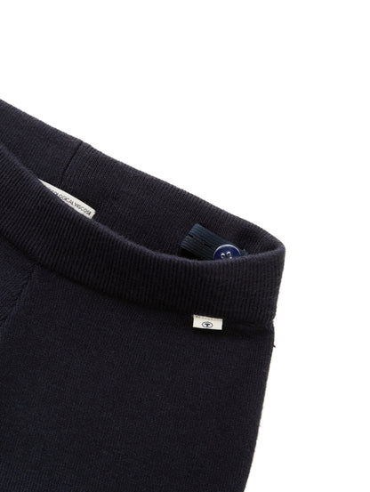 Cozy Wide Leg Strickhose