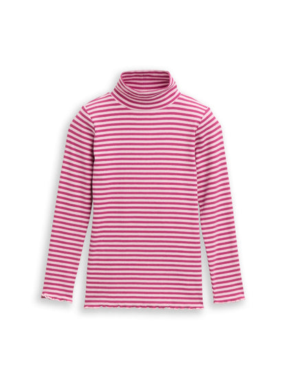 Ripp Langarmshirt mit Streifenmuster