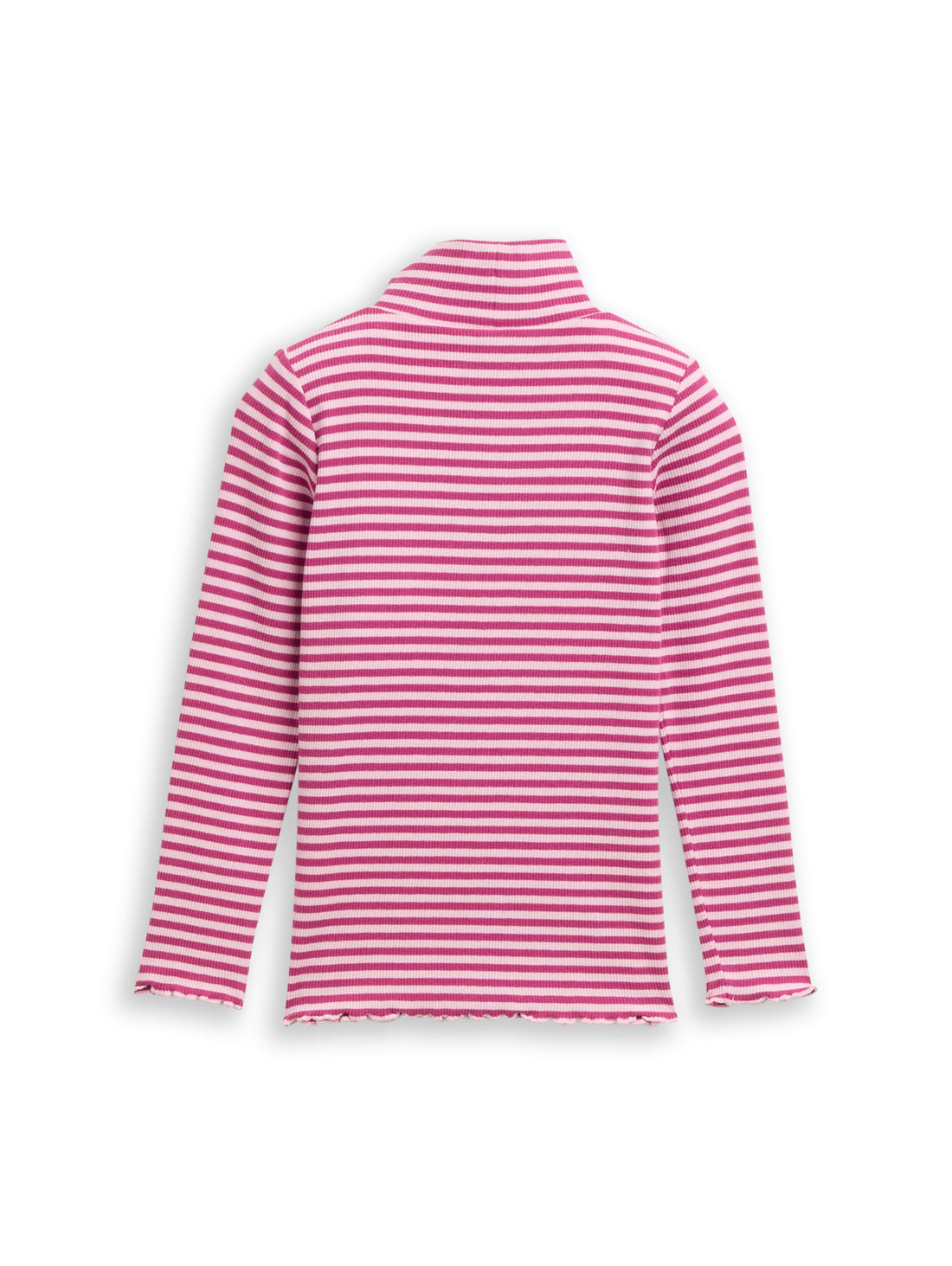Ripp Langarmshirt mit Streifenmuster
