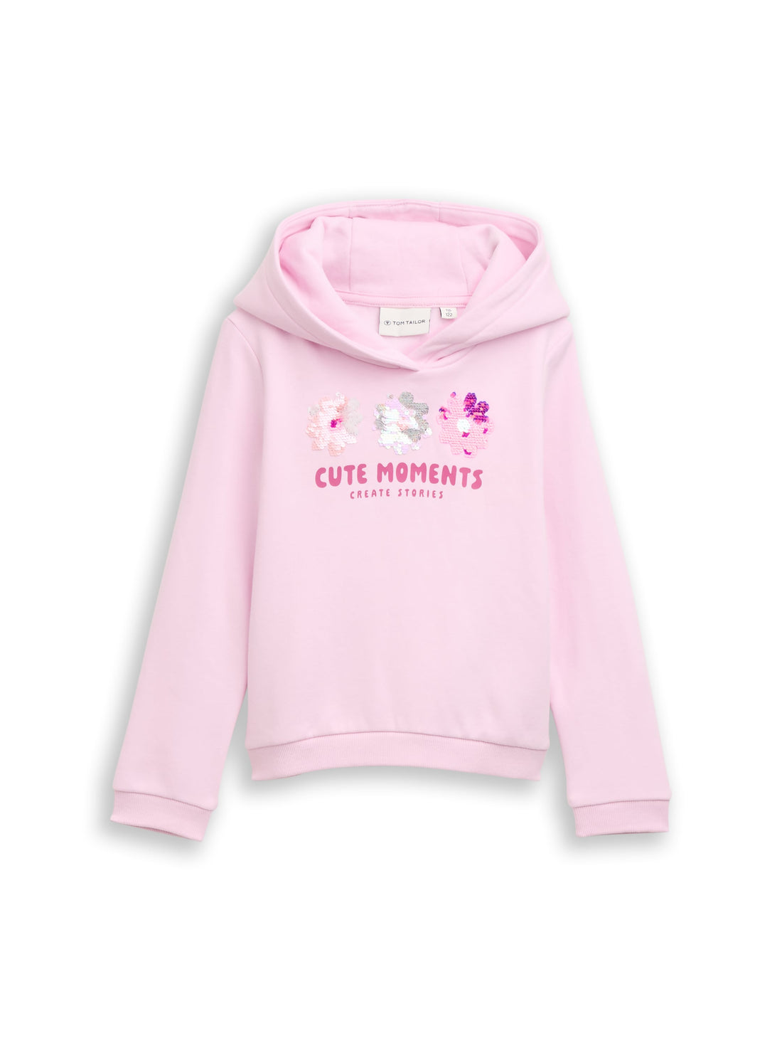 Hoodie Sweatshirt mit Wendepailletten