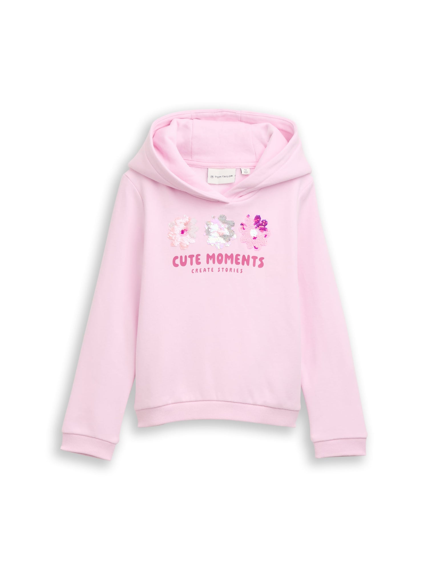 Hoodie Sweatshirt mit Wendepailletten