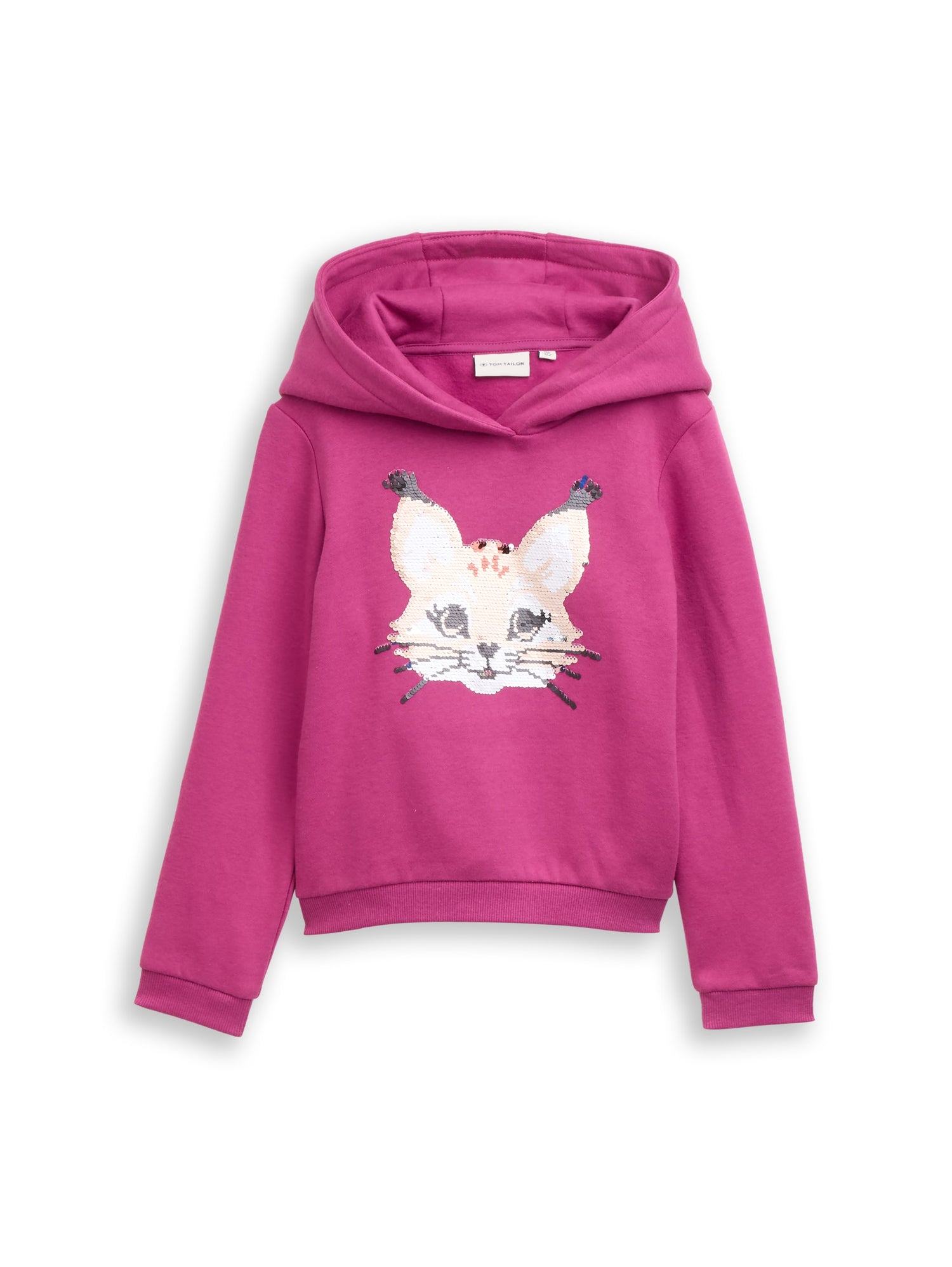 Hoodie Sweatshirt mit Wendepailletten