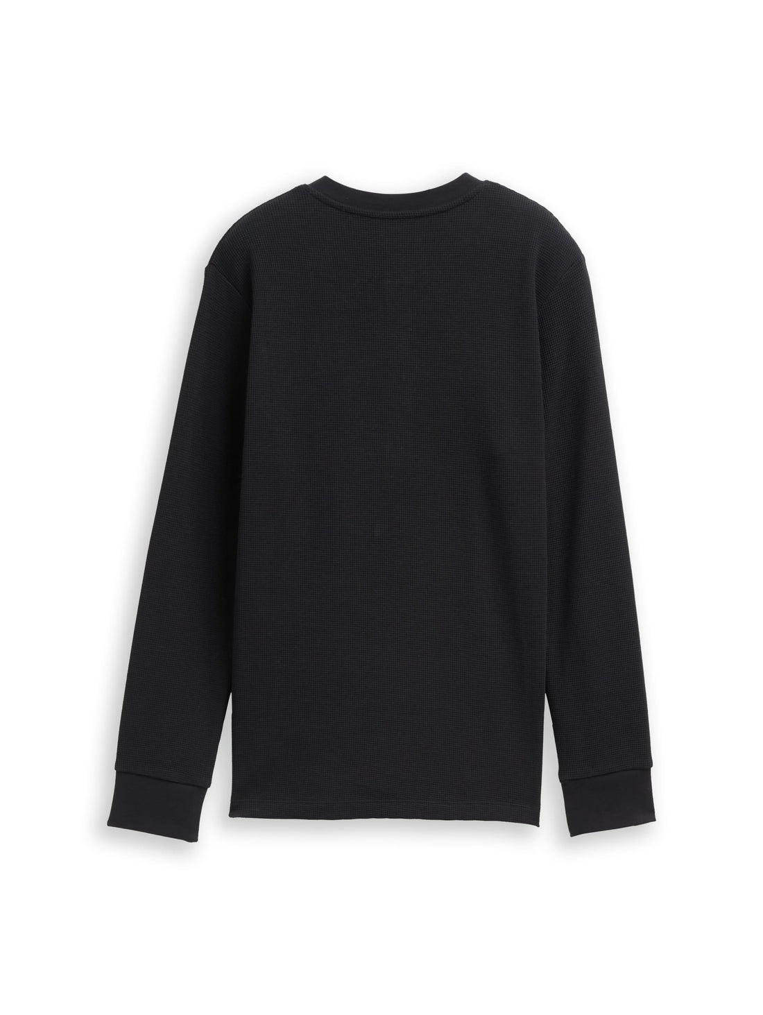 Langarmshirt mit Henley-Kragen