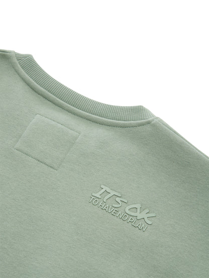 Oversize Sweatshirt mit Rückenprint