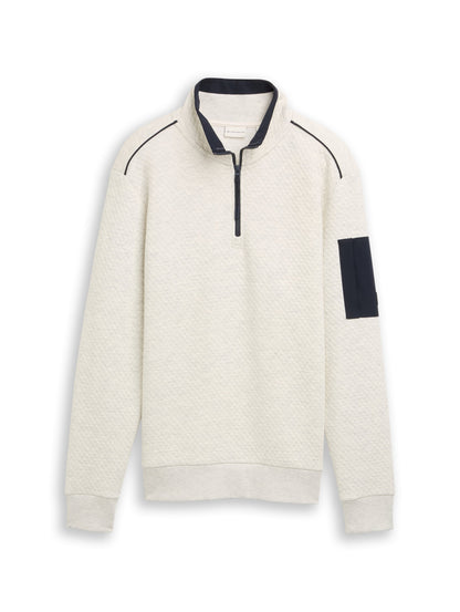 Troyer Sweatshirt mit Ärmeltasche