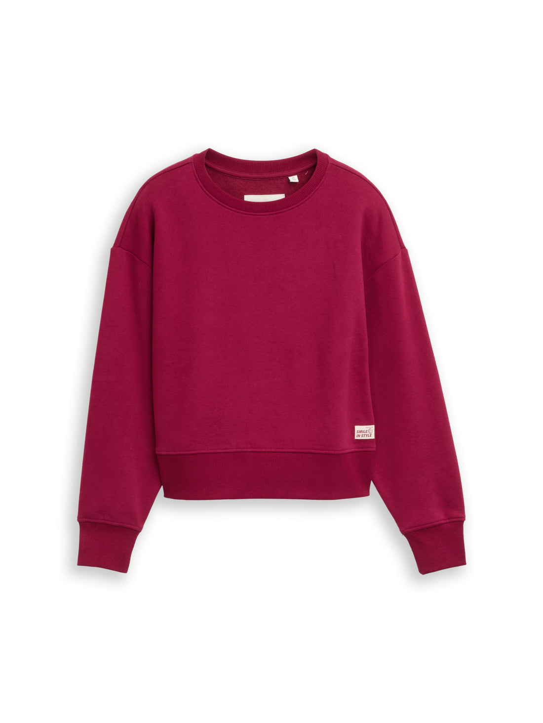 Basic Sweatshirt mit Badge
