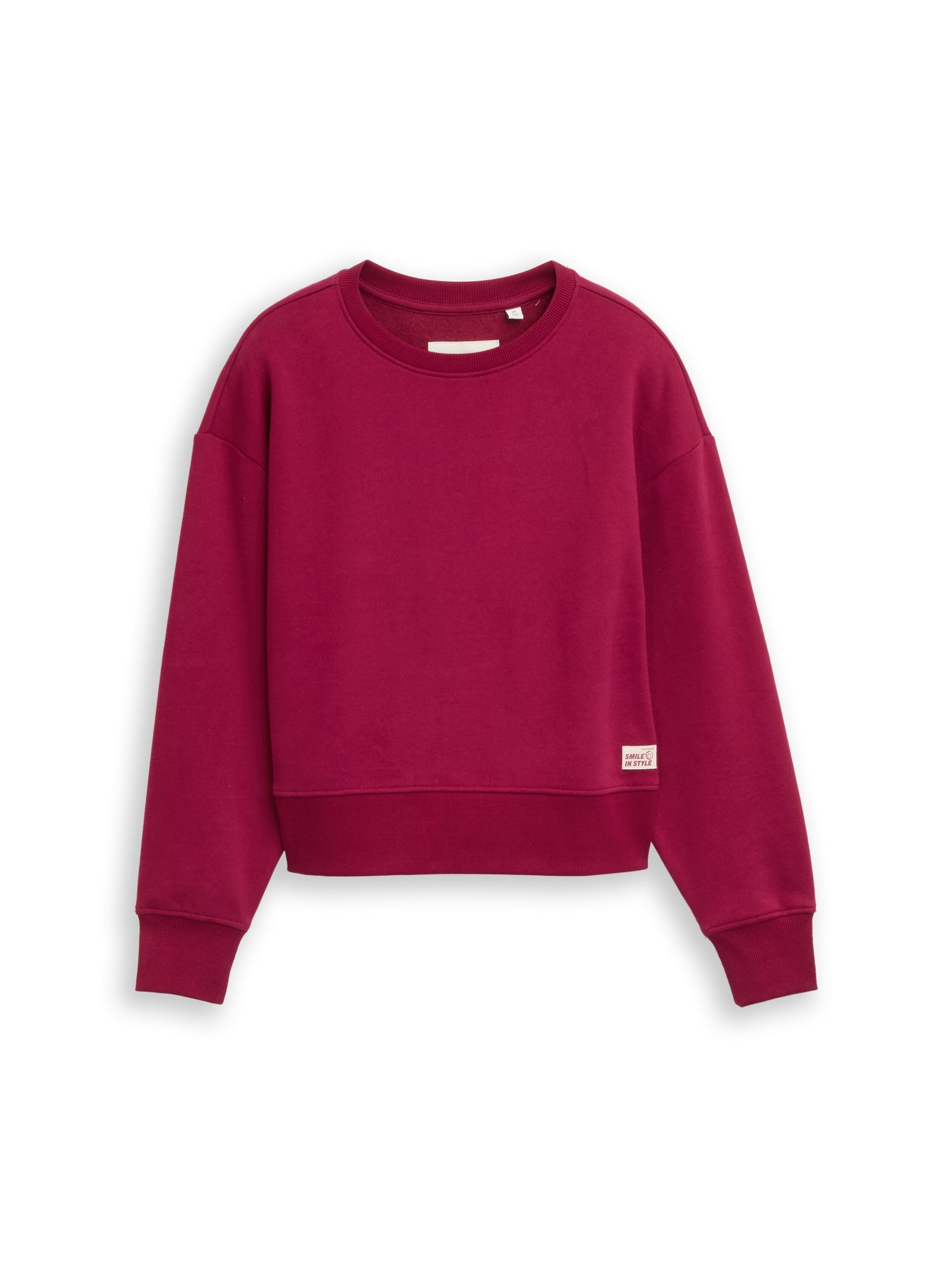 Basic Sweatshirt mit Badge