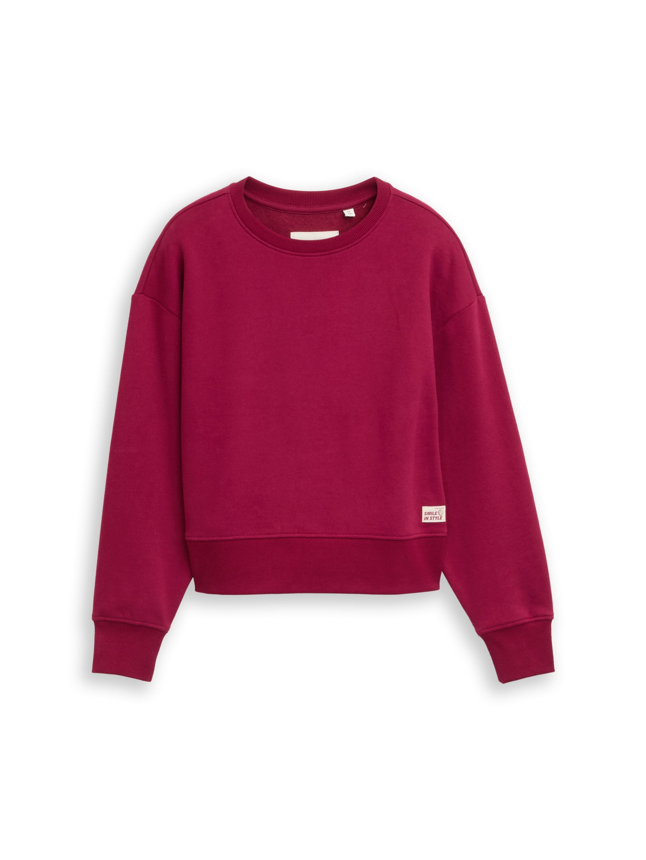 Basic Sweatshirt mit Badge