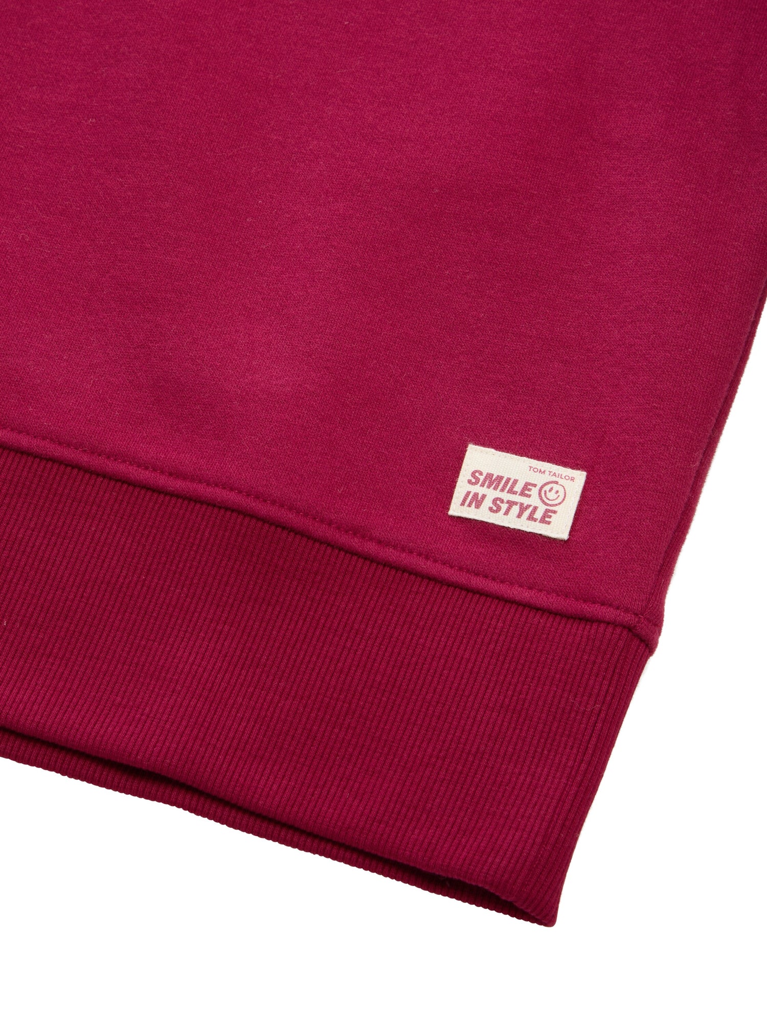 Basic Sweatshirt mit Badge