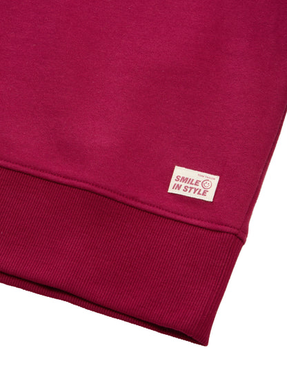 Basic Sweatshirt mit Badge