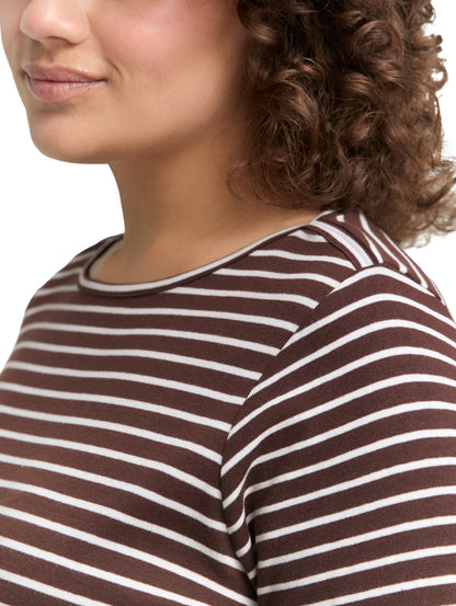 Plus Size - Langarmshirt mit Streifenmuster
