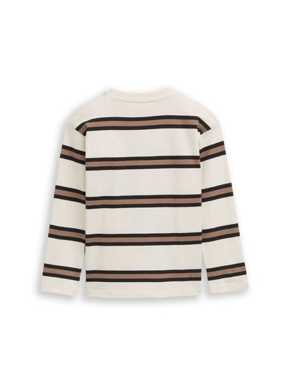 Langarmshirt mit Streifenmuster