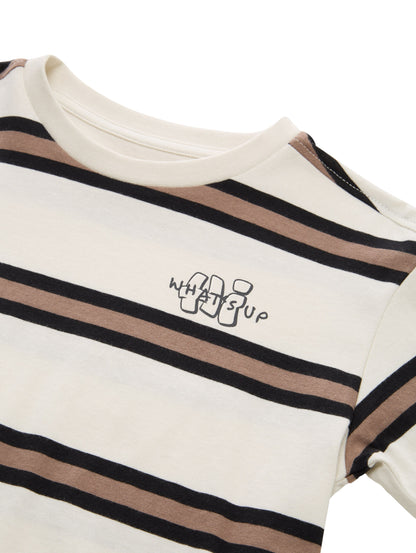 Langarmshirt mit Streifenmuster