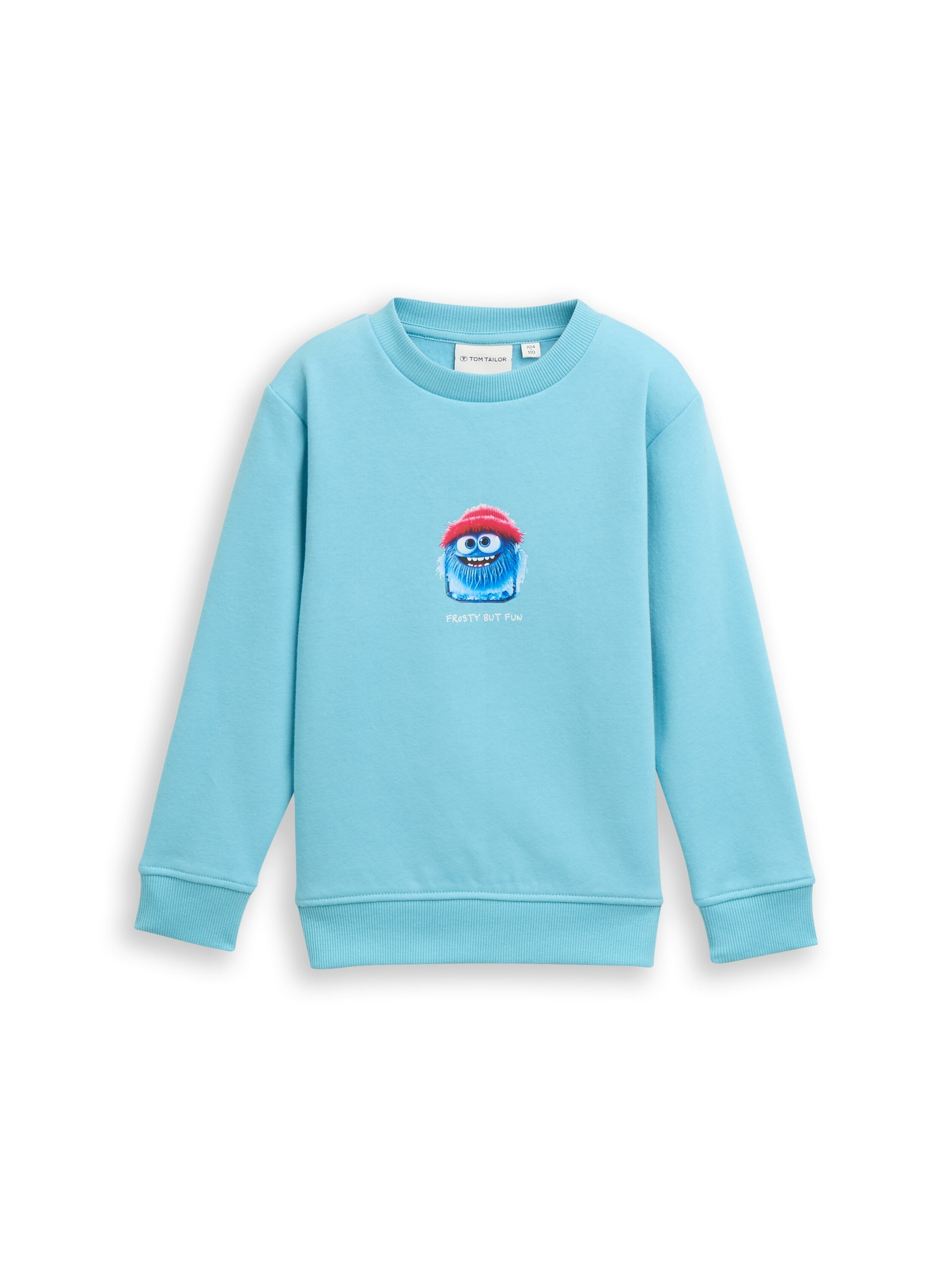 Basic Sweatshirt mit Print