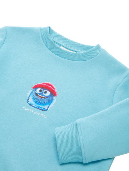 Basic Sweatshirt mit Print