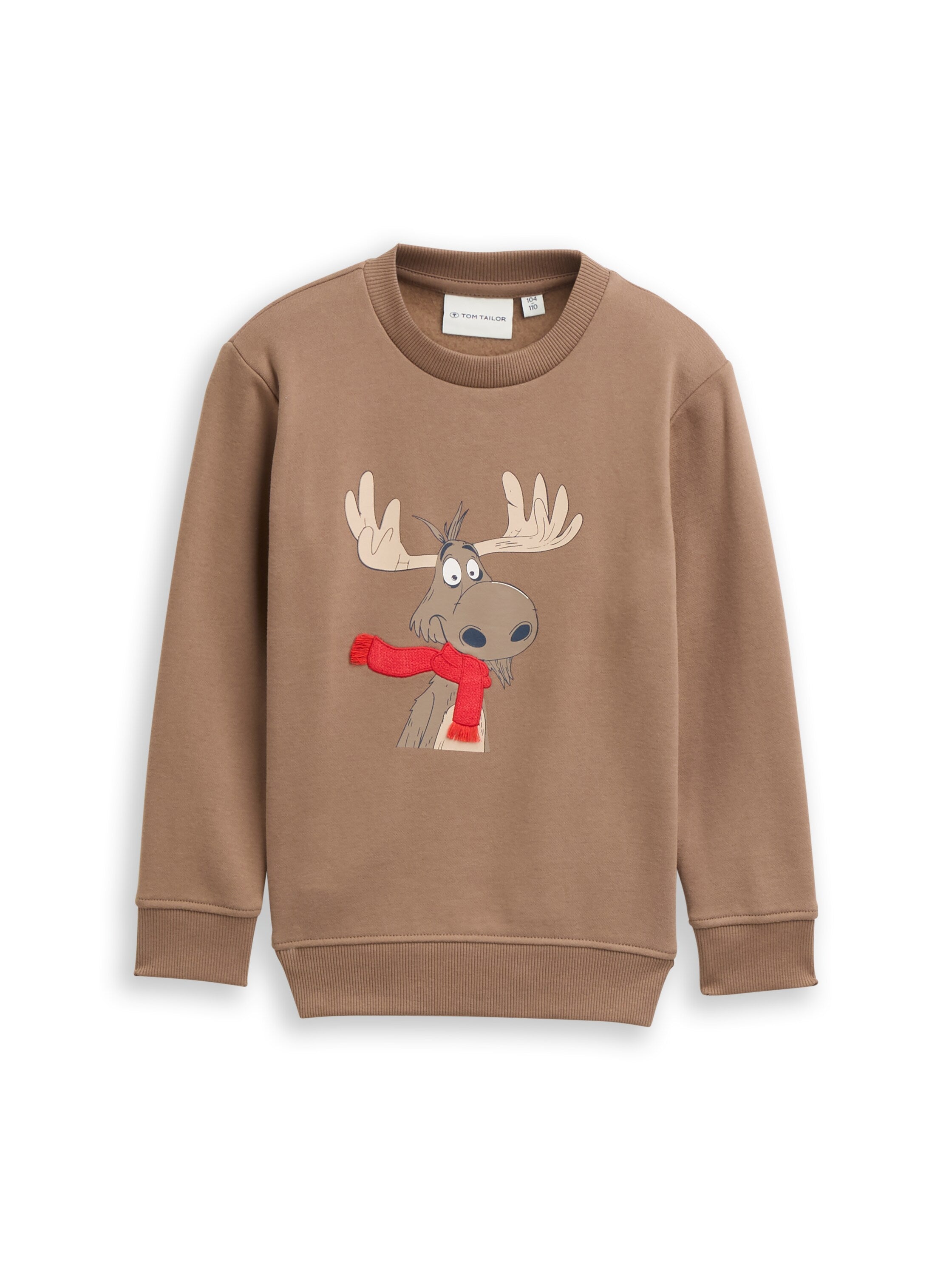 Basic Sweatshirt mit Print