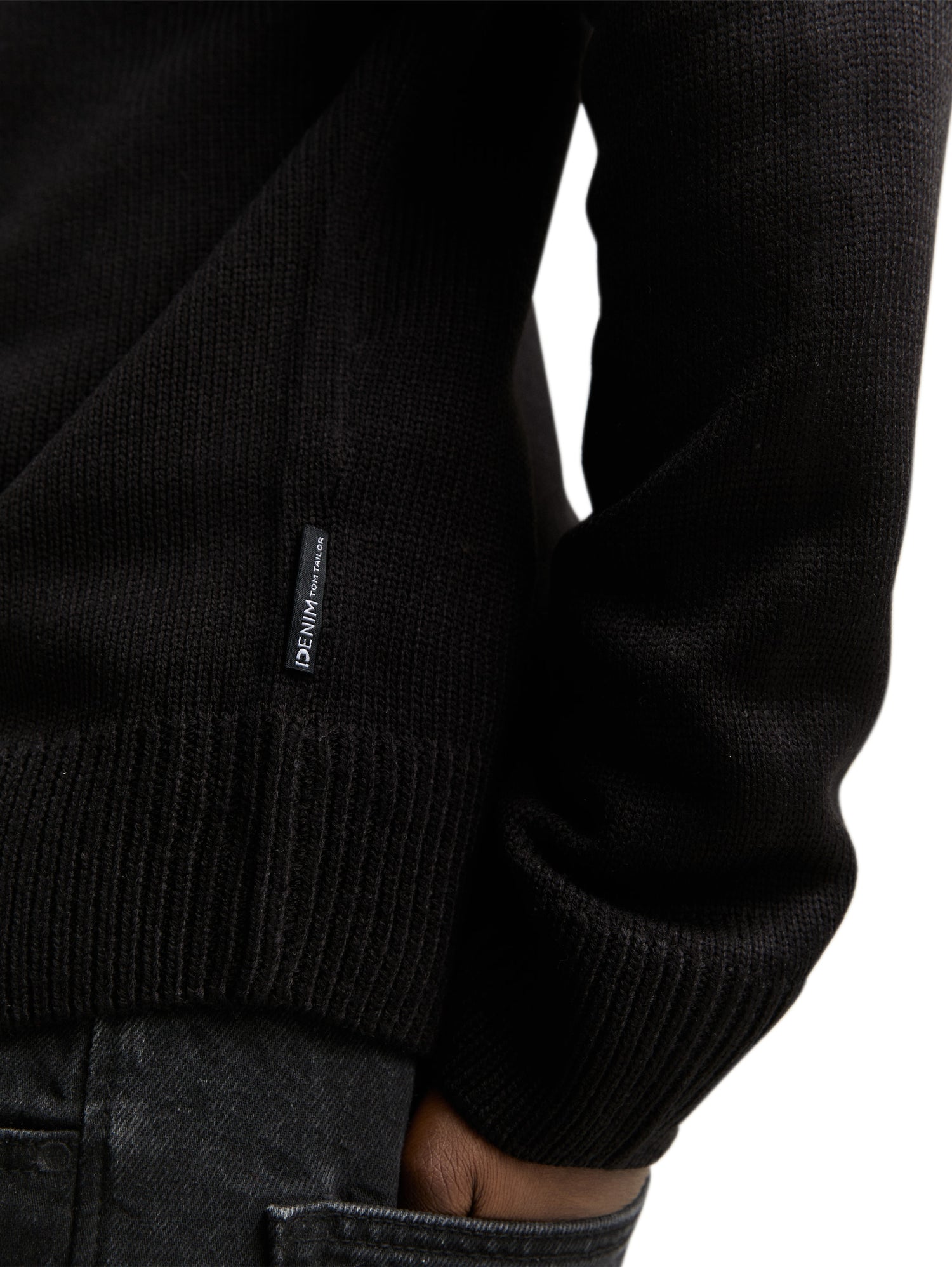 Strickpullover mit Rundhalsausschnitt