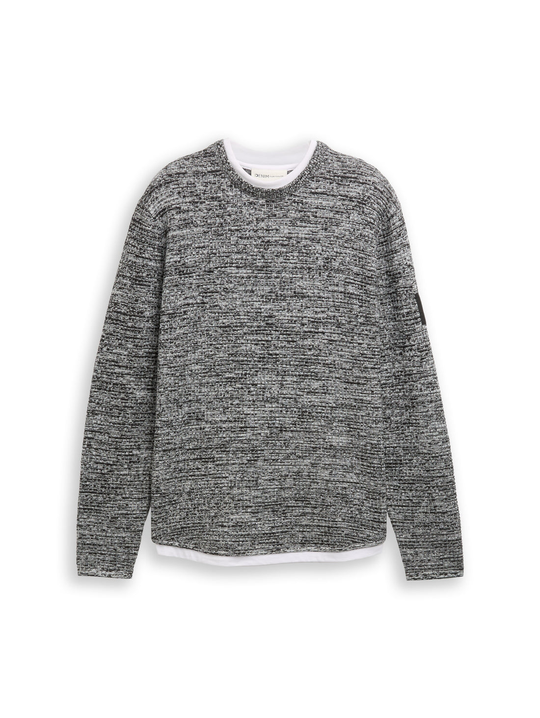 Strickpullover im 2-in-1-Look