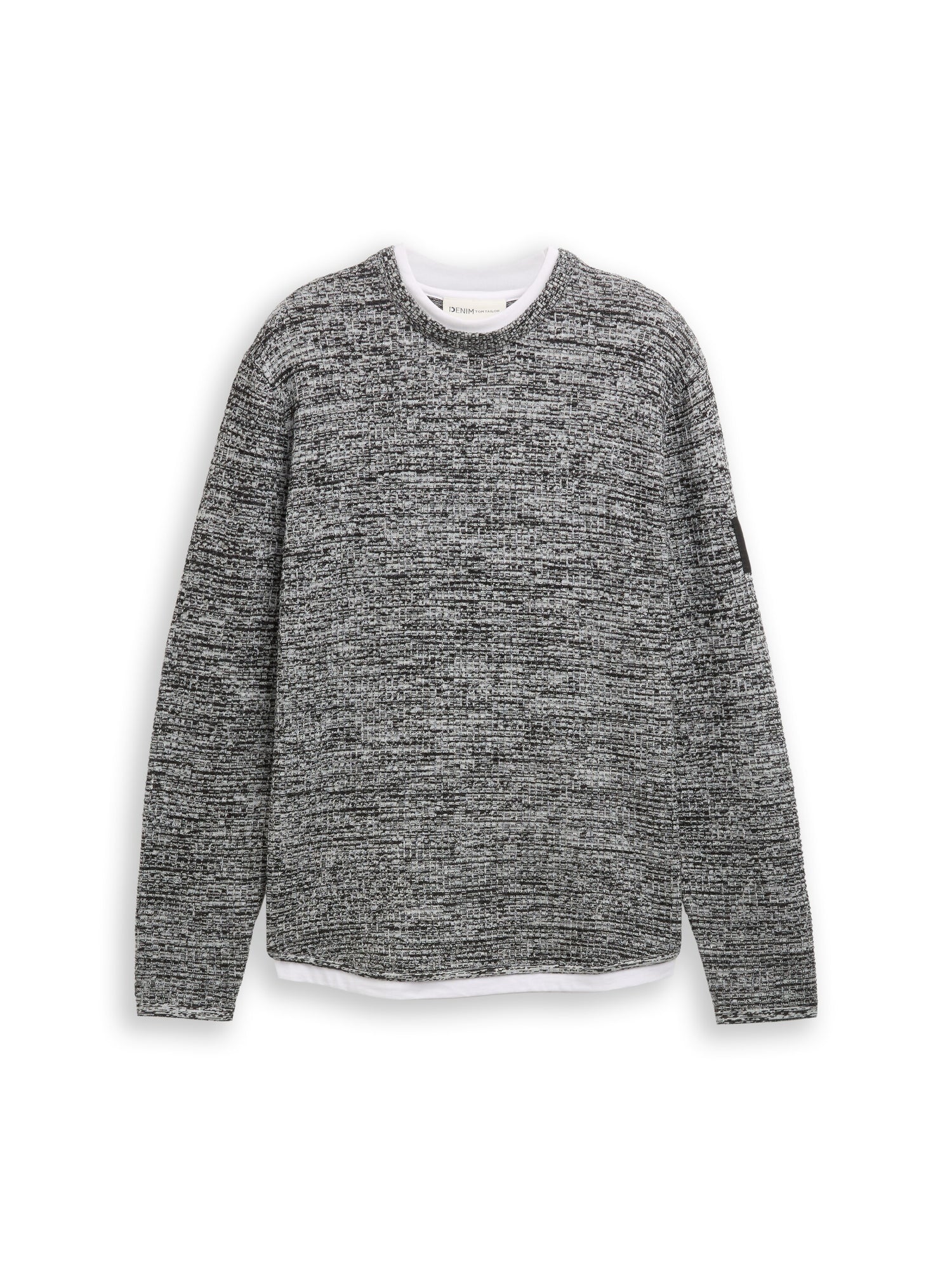 Strickpullover im 2-in-1-Look