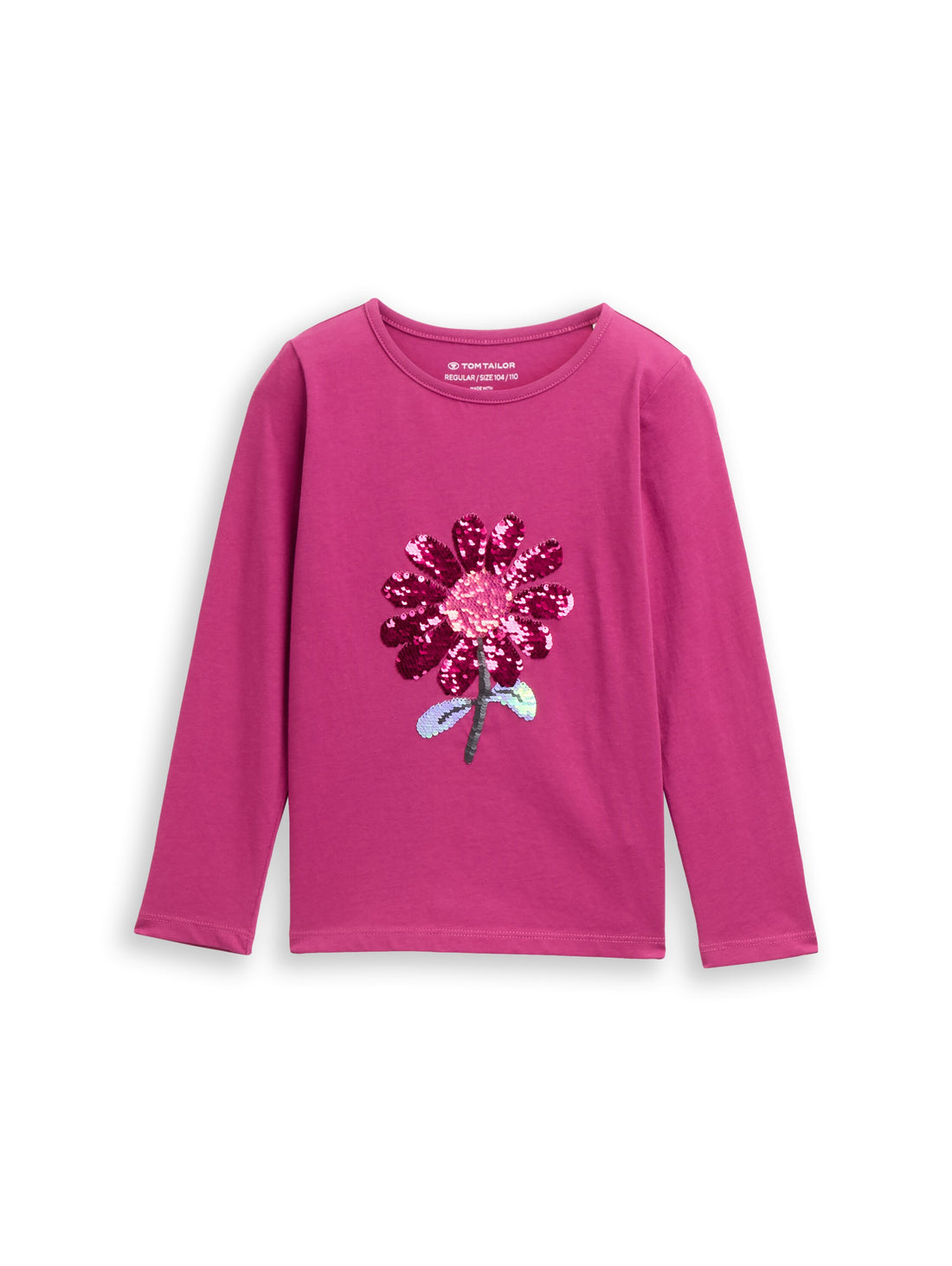 Langarmshirt mit Wendepailletten