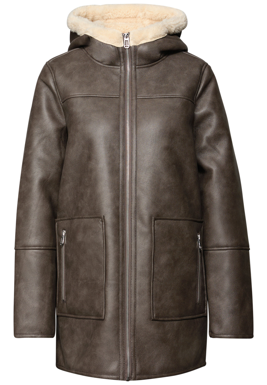 Leder-Look Jacke