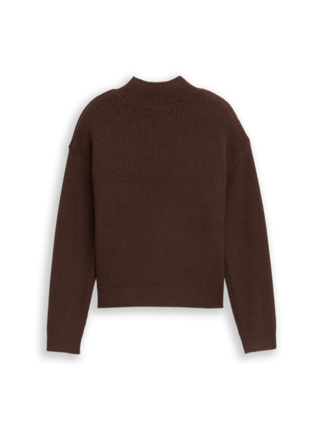 Strickpullover mit Stehkragen