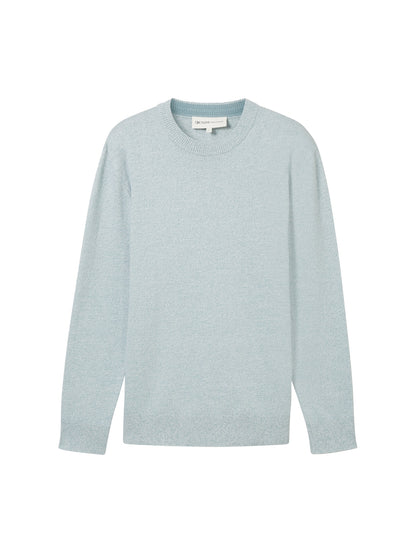 Basic Strickpullover aus Baumwolle