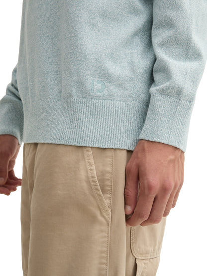 Basic Strickpullover aus Baumwolle