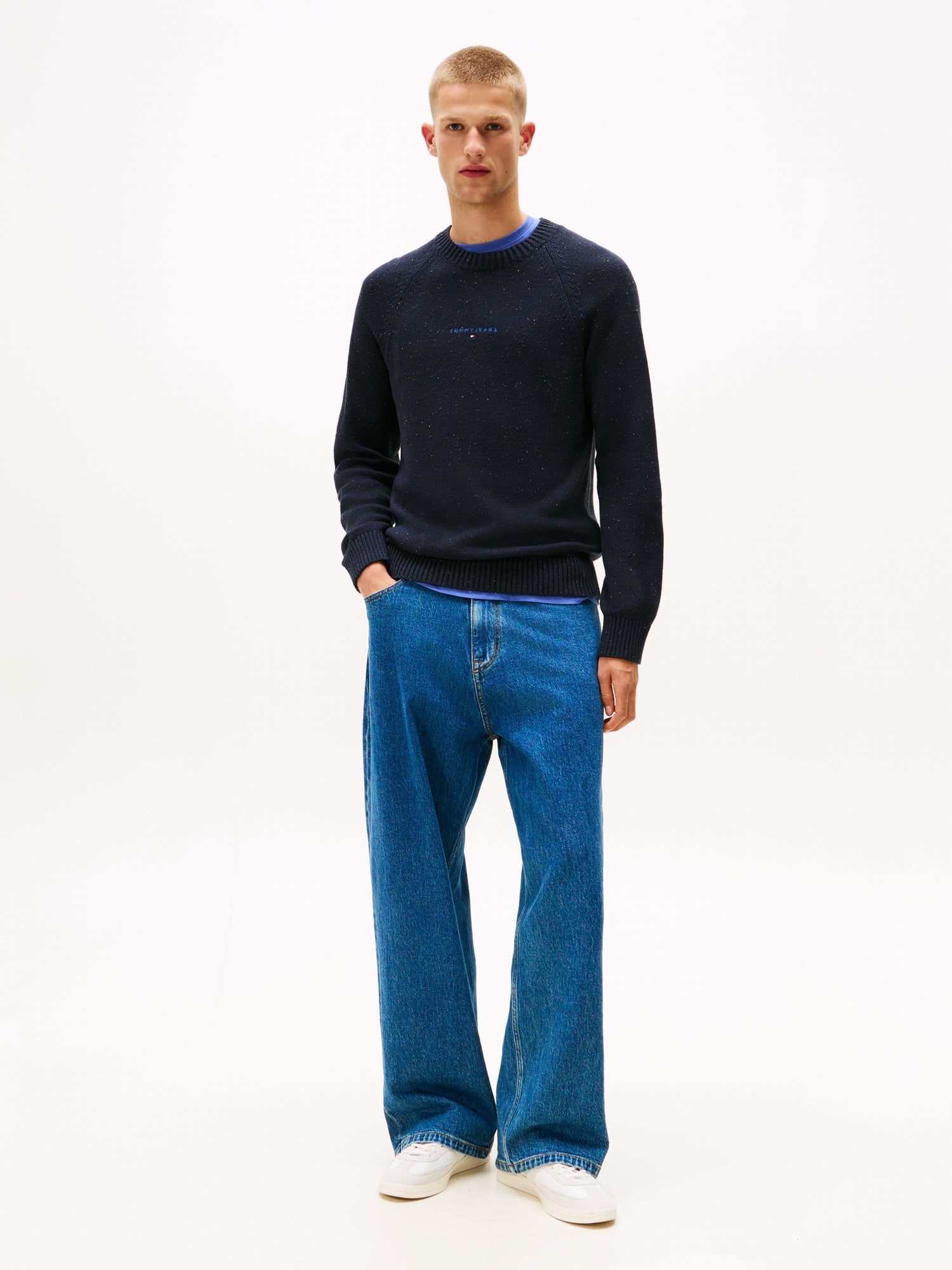 TJM SLIM LINEAR RAGLAN SWEATER