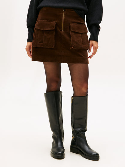CORDUROY MINI SKIRT