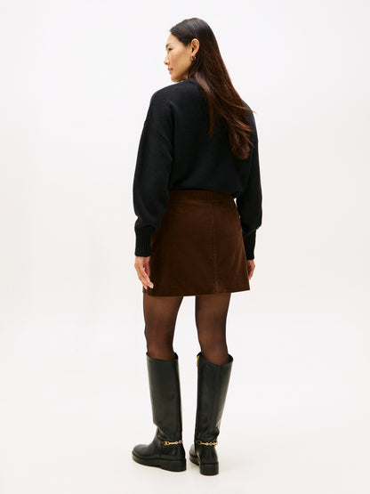 CORDUROY MINI SKIRT