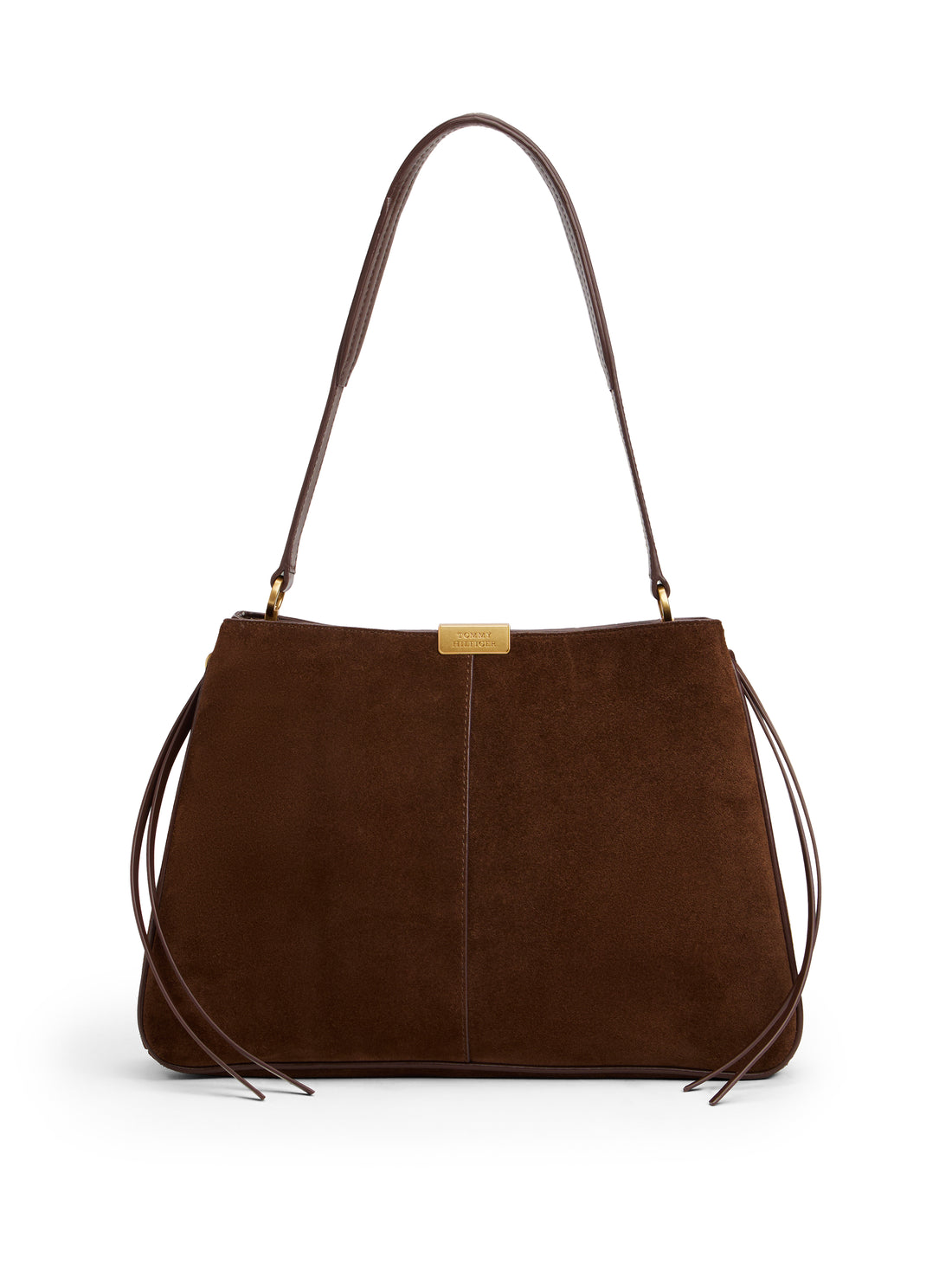 CASUAL LEATHER SHOULDER BAG SUED
